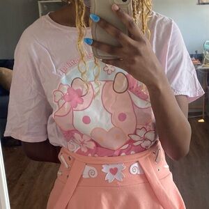 Charming Milk Cow Shirt with Floral Accents